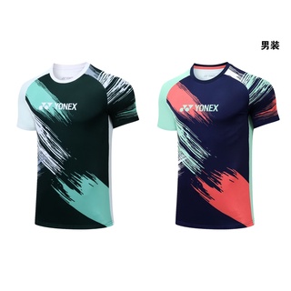 New Yonex เสื้อแบดมินตัน แขนสั้น เสื้อยืดกีฬา เสื้อปิงปอง เสื้อกีฬา แห้งเร็ว แขนสั้น