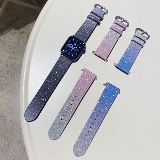 พร้อมส่ง สายนาฬิกาข้อมือ ไล่โทนสี สําหรับ Watch 7 6 5 4 3 2 SE