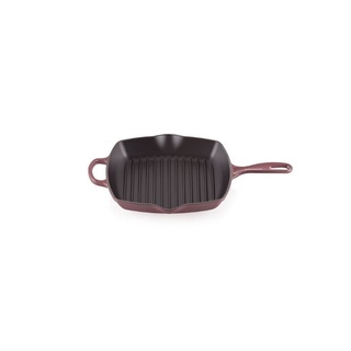 กระทะย่างทรงสี่เหลี่ยมมีด้ามจับ ขนาด 26CM สีม่วง SIGNATURE SQUARE SKILLET GRILL 26CM FIG