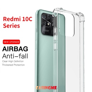 เคสโทรศัพท์ซิลิโคน TPU ใส แบบนิ่ม กันกระแทก ทนทาน สําหรับ Xiaomi Redmi 10C Note 11 10 Pro 9A 9C 9 10s 11s 9T 4G 5G