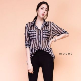 เสื้อเชิ้ตซีทรูเท่ๆ สไตล์ mango
