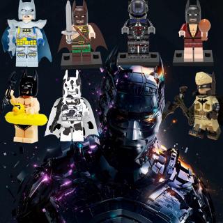 เข้ากันได้กับ Leging Minifigures ของเล่น DC Arkham Knight Joker Batman Nigtwing Robin Building Blocks ของเล่นสําหรับเด็ก