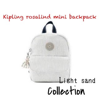 Kipling rosalind mini backpack หนึ่งในคอลเลคชั่น Light sand กระเป๋าเป้สะพายสไตล์น่ารัก