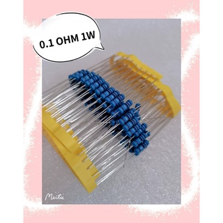 0.1 OHM 1W  30ชิ้น/1ชุด