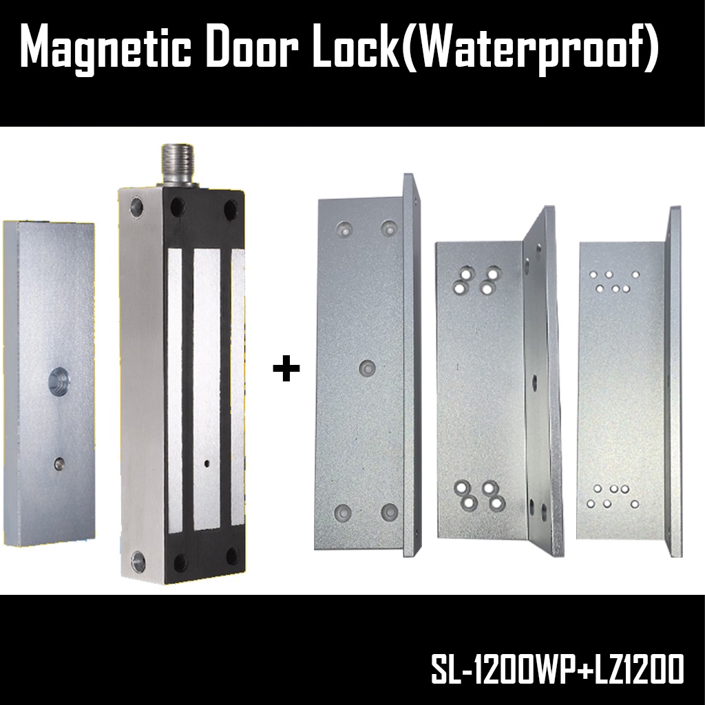SL-1200WP+LZ1200 (Magnetic 1200p / 500kg)แม่เหล็กกันน้ำ กลอนแม่เหล็กควบคุมประตู แม่เหล็กล็อคประตู
