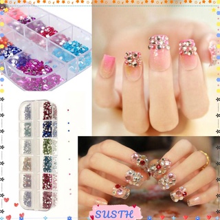 Sushen 3600 ชิ้น 2 มม. DIY กลิตเตอร์กลิตเตอร์สำหรับตกแต่งเล็บ