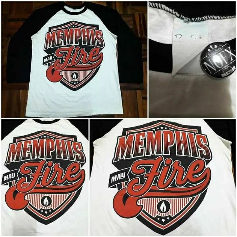 Memphis May Fire แขuสๅมส่วu ไซส์ M (อก20.5xยาว27.5)
