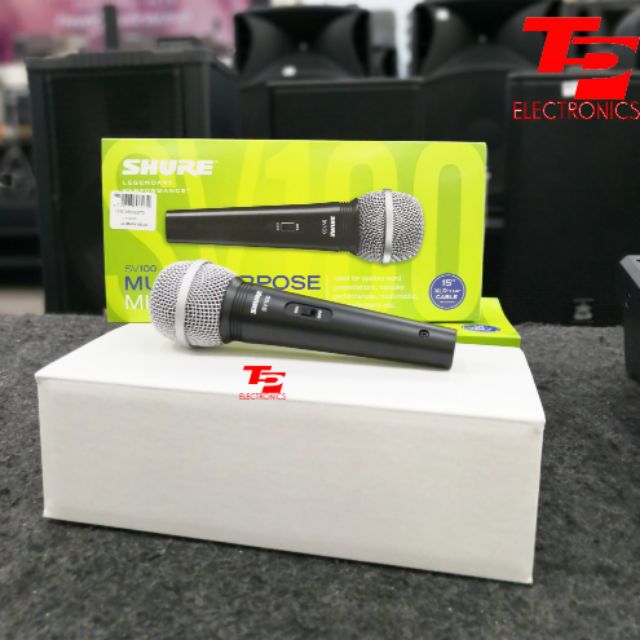 ไมโครโฟนชนิดสาย SHURE SV100