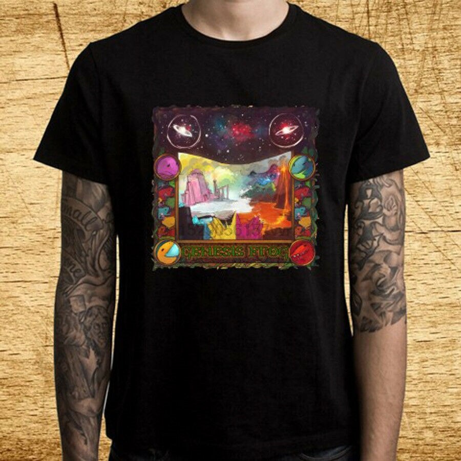 คุณภาพสูง New Genesis Frog Homestuck Album Logo Men เสื้อยืดสีดํา