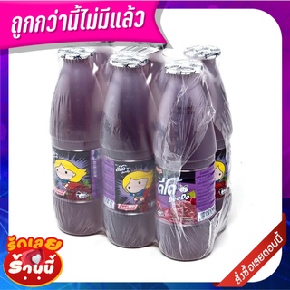 ดีโด้ น้ำองุ่น10% ขนาด 300 มล. แพ็ค 6 ขวด Deedo 10% Grape Juice 300 cc. x 6