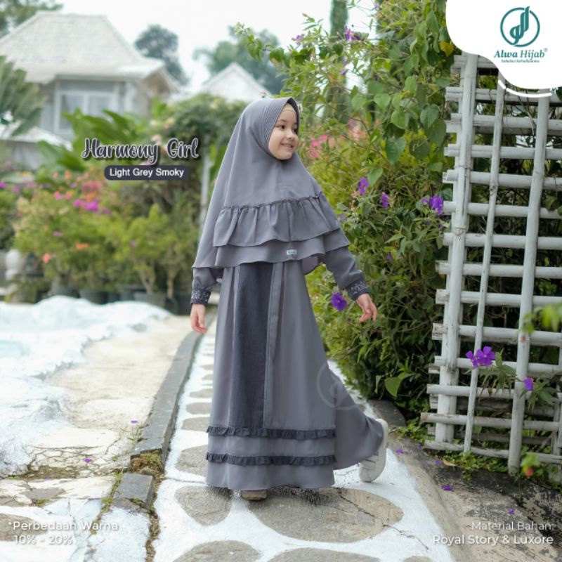 S,M,L,XL,XXL ORIGINAL HARMONY GIRLS GAMIS ALWA HIJAB