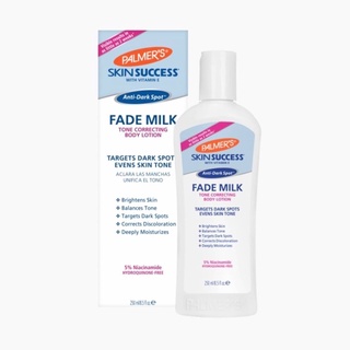 ครีมทาผิว Palmers Skin Success Fade milk body lotion 5% Niacinamide Hydroquinone Free 250ml.