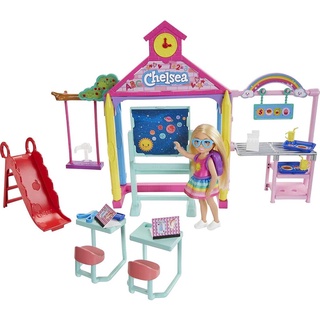 Barbie Club Chelsea Doll and School Playset ตุ๊กตาบาร์บี้ คลับ ชุด เชลซีไปโรงเรียน ของแท้