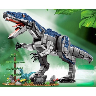 ของเล่นบล็อกตัวต่อ รูปไดโนเสาร์ MOC Baryonyx สําหรับเด็ก 1678 ชิ้น