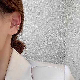 💗พร้อมส่งค่ะ💗Ear cuffต่างหูห่วงเกี่ยวใบหูแต่งเพชรห้อย1ชิ้น #E0030