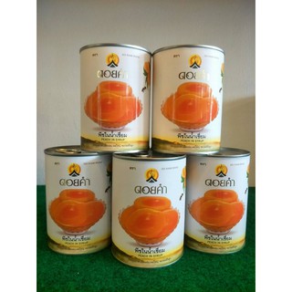 พีชในน้ำเชื่อม (PEACH IN SYRUP) 565ก /1กระป๋อง