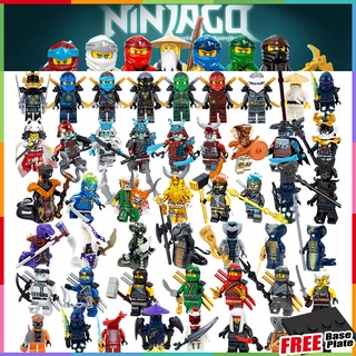 ของเล่นฟิกเกอร์ รูปจักรพรรดินินจา ดาบ Ninja Master Wu General Vex Gold Pyro Snake