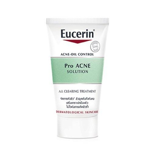 Eucerin Pro ACNE Solution A.I.Clearing Treatment ยูเซอรีน ครีมจัดการหัวสิว สิวอุดตัน 5ml.(ขนาดทดลอง)