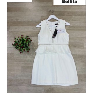 เดรสสัน ป้าย Bellita ไซส์ S สีขาว