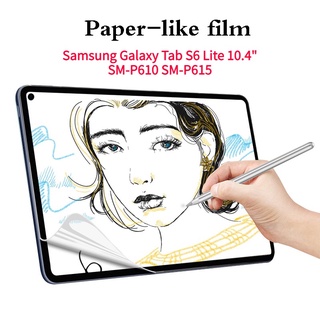 ฟิล์มกระดาษกันลื่นสําหรับ Samsung Galaxy Tab S6 Lite 10.4" Sm-P610 Sm-P615