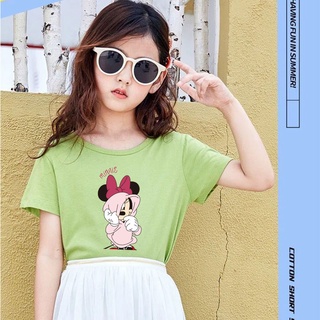 K-2251-SHORT /SET3สี เสื้อยืดแขนสั้นเด็กสไตส์เกาหลี สกรีนลายการ์ตูนน่ารักใส่ได้ทั้ง ญ/ช ผ้าโพลีเอสเตอร์ ใส่สบาย*ปลีก-ส่ง