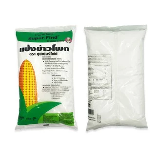 Unclebarns แป้ง ข้าวโพด ซุปเปอร์ไฟน์ แป้งข้าวโพด ราดหน้า บริสุทธิ์ 100% ขนาด 400 กรัม 1 กิโลกรัม