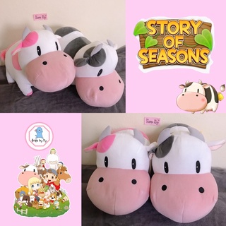 ตุ๊กตาวัว เกม Story of Seasons – Harvest Moon Cow Plush (Black &amp; White) ลิขสิทธิ์แท้