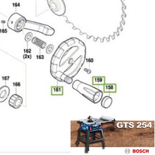 Bosch อะไหล่ พวกมาลัย โต๊ะเลื่อย รุ่น GTS254