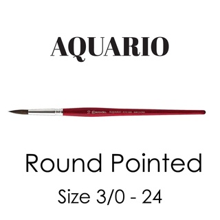 ESCODA  พู่กันสีน้ำ หัวกลม Round pointed ขนกระรอกแท้ (Kazan Squirrel) 1125 ESCODA  AQUARIO ROUND SQUIRREL S/H E21125XXXX