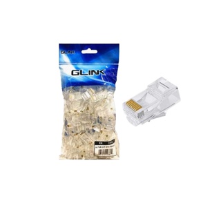 Plug หัวแลน (LAN) RJ45 CAT6 G-LINK (50ตัว/Pack) (GL382) คุณภาพดี ทนทาน