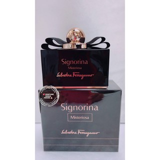 ของแท้!!! Salvatore Ferragamo Signorina Misteriosa EDP for women 100ml (โปรดทักแชทเพื่อสอบถามสต็อกก่อนสั่งซื้อนะคะ)