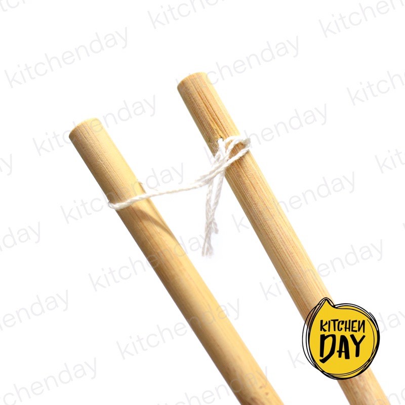 (45 ซม.) ตะเกียบปาท่องโก๋ไม้ไผ่ยาวพิเศษ