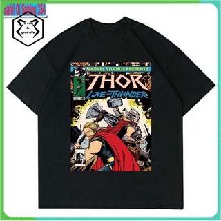 เสื้อยืด พิมพ์ลาย THOR LOVE AND THUNDER MARVEL COMIC สําหรับเด็ก และผู้ใหญ่