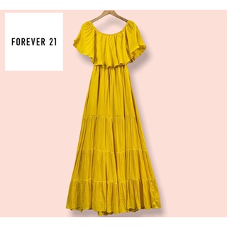 เดรส Forever21 ผ้าโพลีชีฟองอย่างดี  เดรสทรงสวยน่ารักมาก ใส่ได้หลายแนว ผ้าสวย สีสวย เยอะต่อระบายชั้นๆ เอวยืด ผ้าดีทิ้งตั