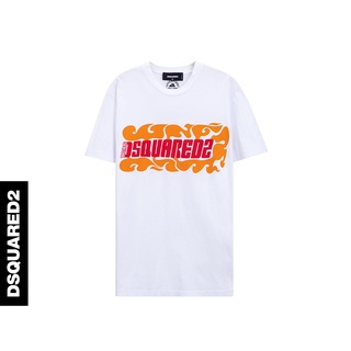 [S-5XL]Dsquared2/d2 เสื้อยืดลําลอง แขนสั้น พิมพ์ลายโลโก้ Power เข้ากับทุกการแต่งกาย แฟชั่นฤดูร้อน สําหรับผู้ชาย