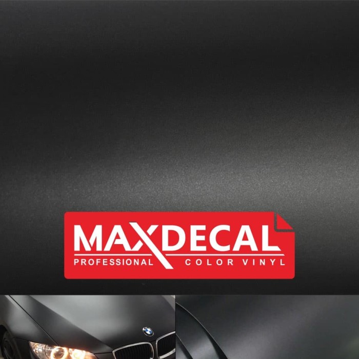Max DECAL Vinyl Sticker 152 cm Black Matte Car Scotlet Doff Meter h4o2 ...