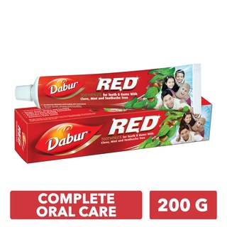 Dabur Red Toothpaste (ยาสีฟันยอดนิยมของอินเดีย) /100g./200g.