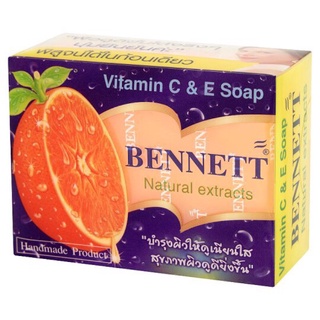 เบนเนทส้ม BENNETT Vitamin C &amp; E Soap NET WT. 130g