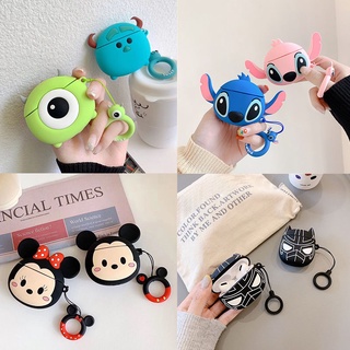 เคสหูฟังซิลิโคน ลายการ์ตูนดิสนีย์ Stitch สําหรับ Airpods 3 2 1