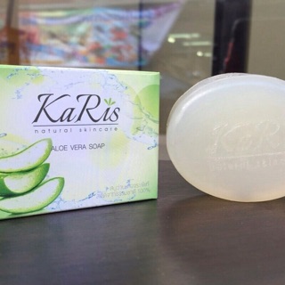 Karis Aloevera Soap สบู่ว่านคาริส 90 g.