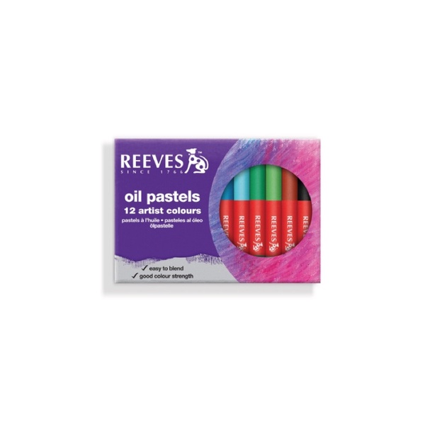 สีชอล์คน้ำมัน Reeves 12สี