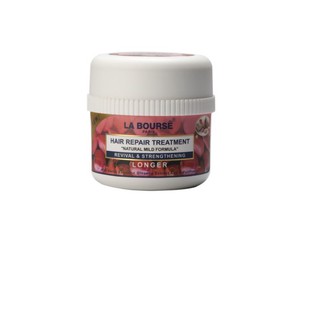 LA Bourse Hair repair treatment with Garlic Extract Ginseng Extract and D-Panthenolลาบูสส์ ทรีทเมนท์ ดีท็อก (กระเทียม)