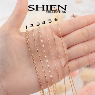 สร้อยคอทอง18k ยาว18นิ้ว ลายสวย พร้อมส่ง (441)