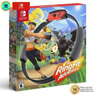 NS Ring Fit Adventure เวอร์ชั่นภาษาอังกฤษสำหรับใช้กับเครื่อง Nintendo Switch ของแท้ แถมแผ่นเกมฟรี