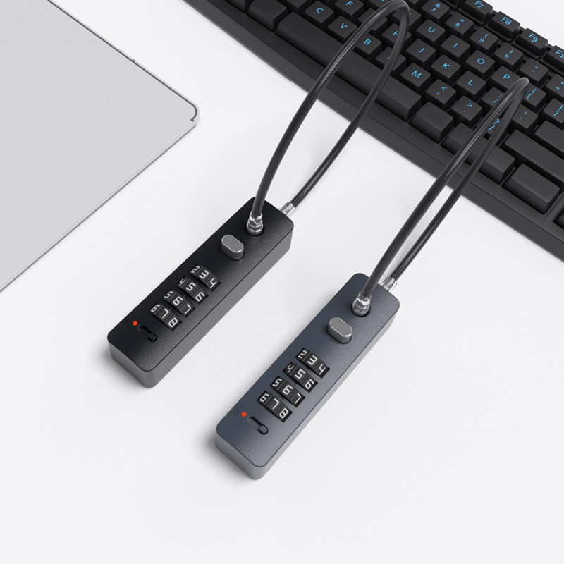 Seas Mini หมวกกันน็อคล็อค Anti-theft 4 หลักรหัสผ่านล็อคจักรยานสายล็อคสําหรับสกู๊ตเตอร์รถจักรยานยนต์แ