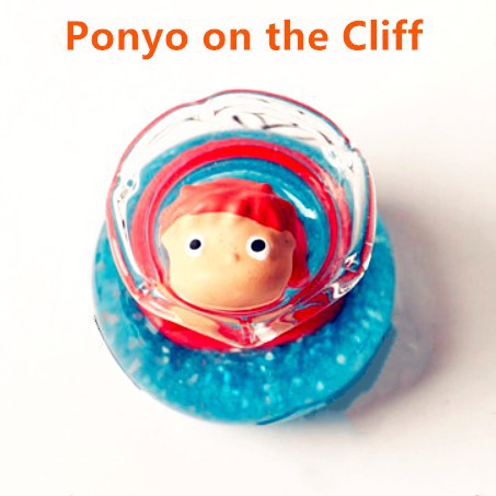 โมเดลตุ๊กตาฟิกเกอร์ Ponyo on the Cliff by the Sea ของเล่นสะสม สําหรับเด็ก