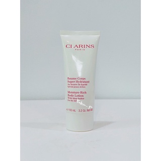 บอดี้โลชั่น เติมน้ำเพิ่มความชุ่มชื่น Clarins Moisture-Rich Body Lotion With Shea Butter 100 ml-(ผิวแห้ง)