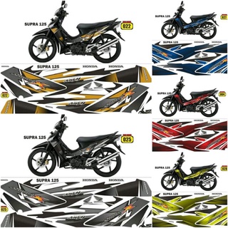 สติกเกอร์คาร์บูเรเตอร์ Supra x 125 Old 2006-2013 wave lis suprax125