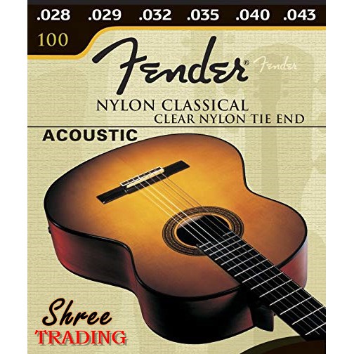 FENDER NYLON CLASSICAL STRING พร้อมหมุดฟรี