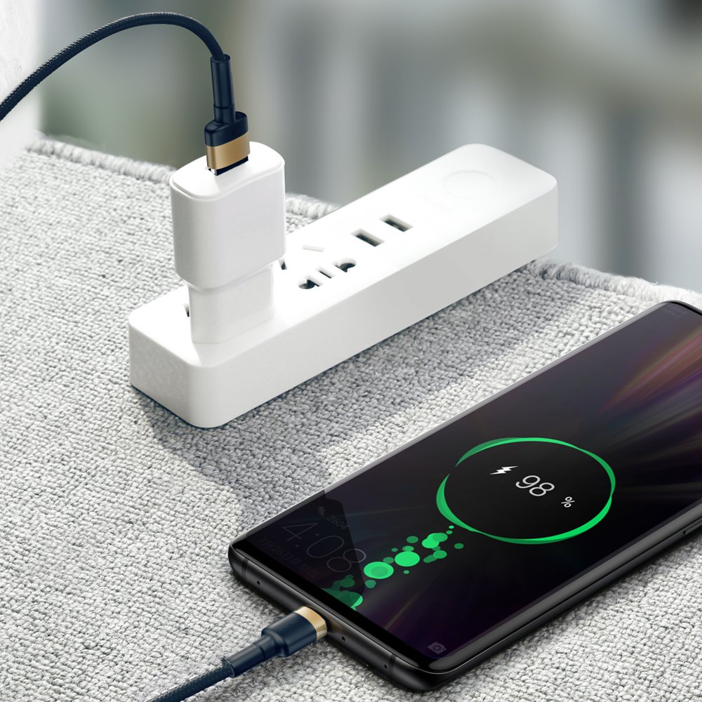 Baseus Cafule HW 40W/5A สายชาร์จ Huawei รองรับ Super Charge สายถัก USB เสียบได้ 2 ฝั่ง - รูปที่ 6